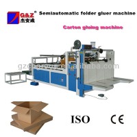 Semiautomatic folder gluer machine/Carton gluing machine