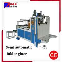 CE certification corrugated box glue machine/folder gluer for carton