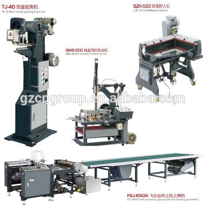 GZ-650 semiautomatic rigid box making machine