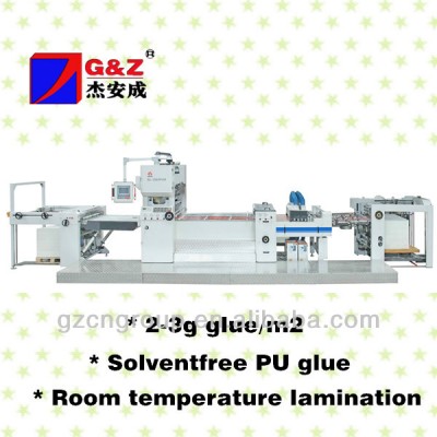 solventless pu glue laminate machine