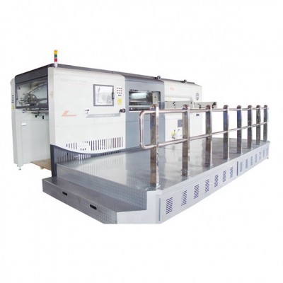 semiautomatic die cutting machine with stripping